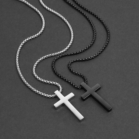 Prime Cross Necklace - Silver