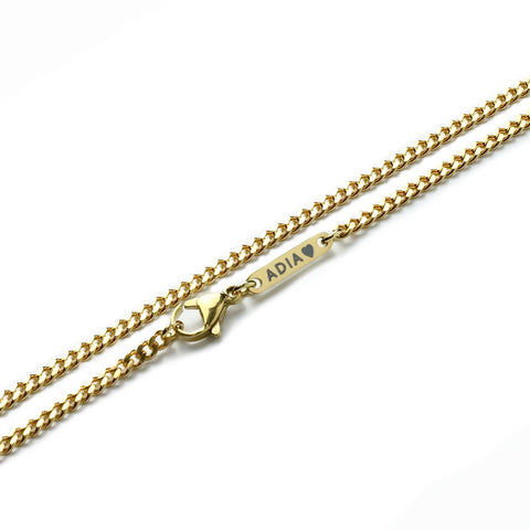 Personalized Cuban Chain - Gold 3mm