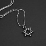 Prime Star of David Necklace - Silver