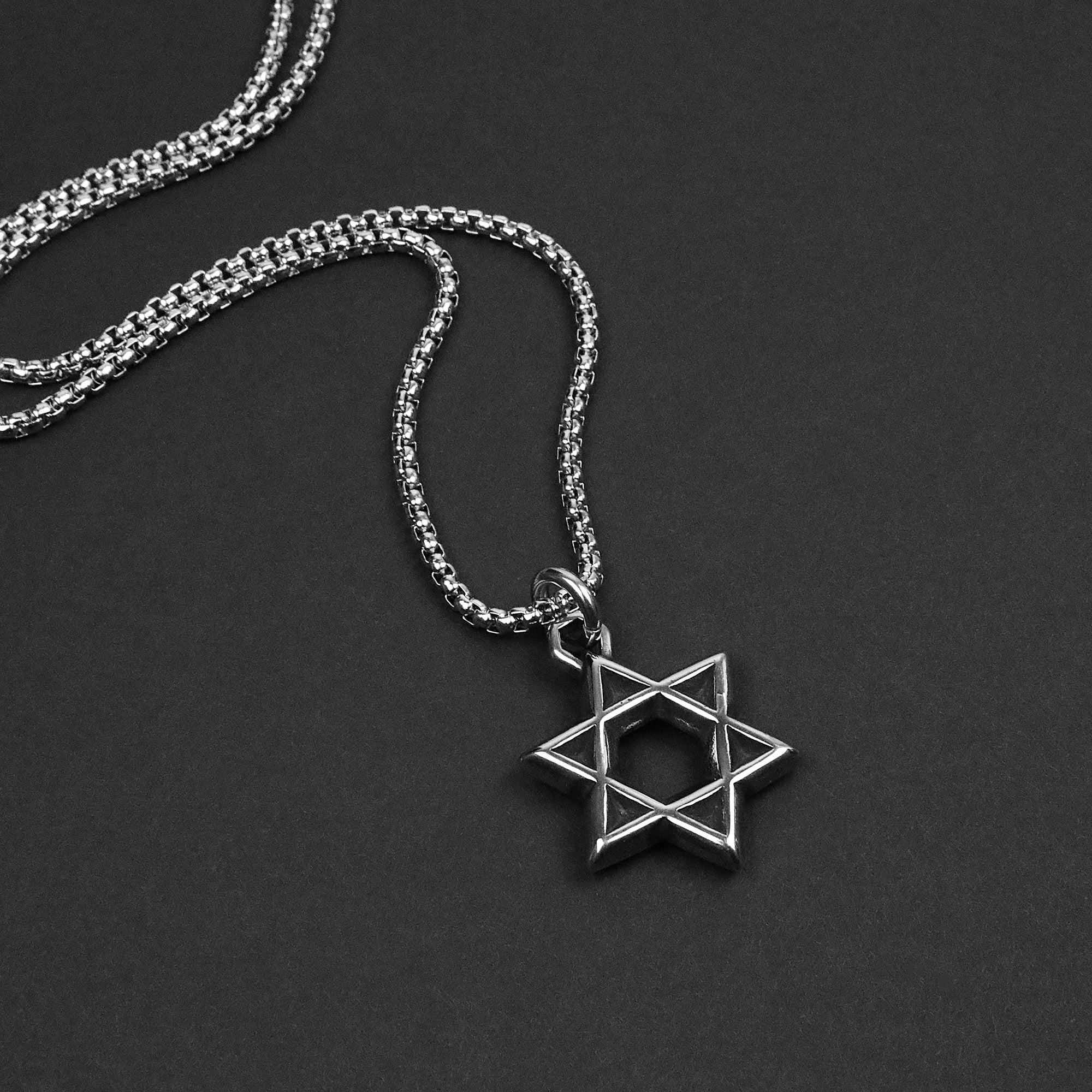 Prime Star of David Necklace - Silver