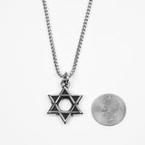 Prime Star of David Necklace - Silver