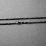 Personalized Box Chain - Black 3mm