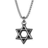 Prime Star of David Necklace - Silver