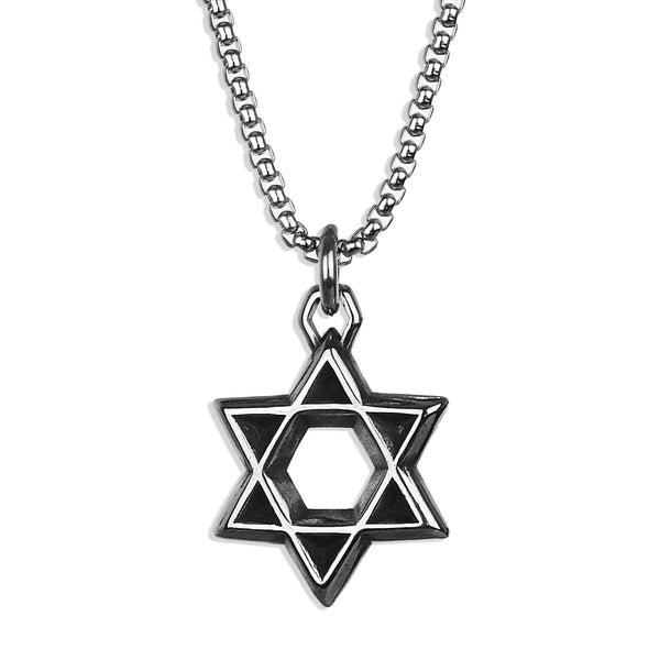 Prime Star of David Necklace - Silver