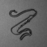 Personalized Cuban Chain - Black 3mm