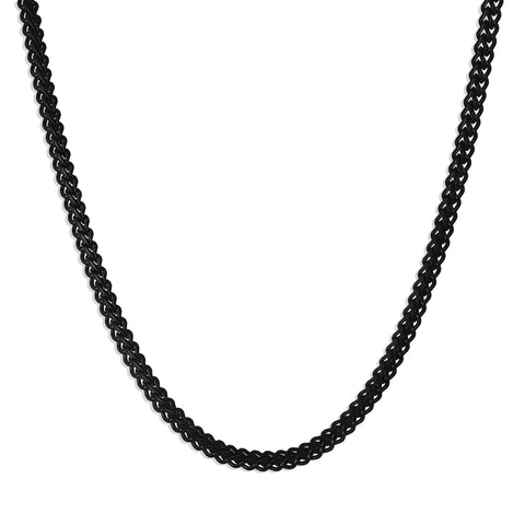 Franco Chain Necklace - Black 2.5mm