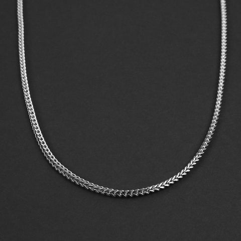 Franco Chain Necklace - Silver 2.5mm