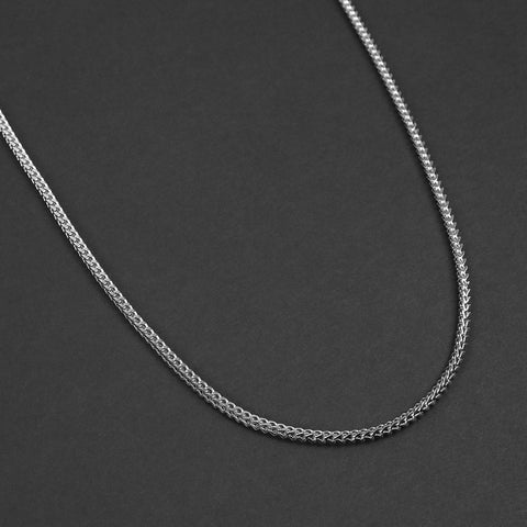 Franco Chain Necklace - Silver 2.5mm