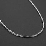 Franco Chain Necklace - Silver 2.5mm