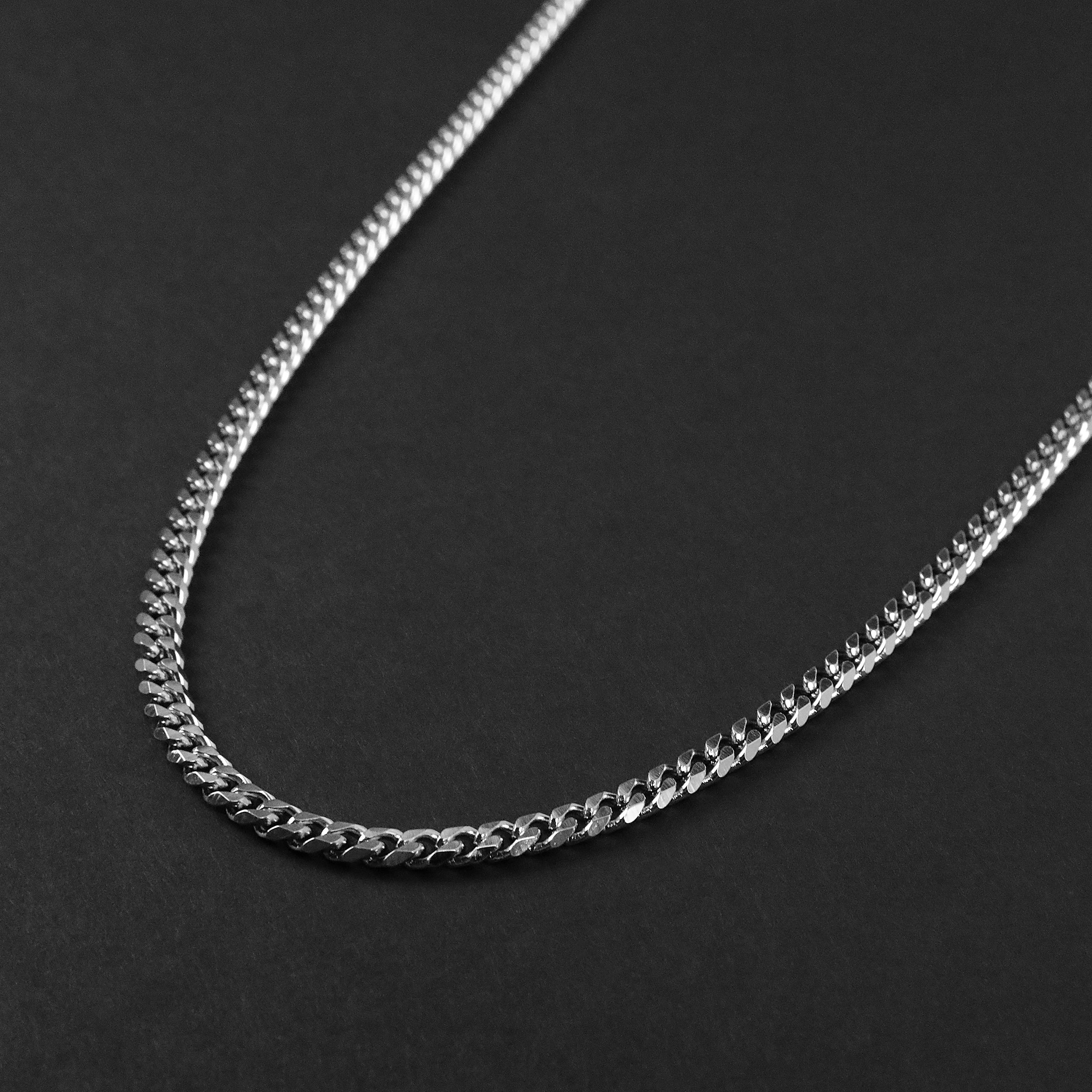 Cuban Chain Necklace - Silver 5mm