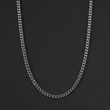 Cuban Chain Necklace - Silver 5mm