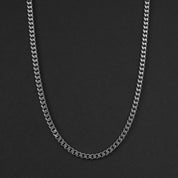 Cuban Chain Necklace - Silver 5mm