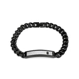 Carbon Fiber Bar Bracelet - Black 9mm