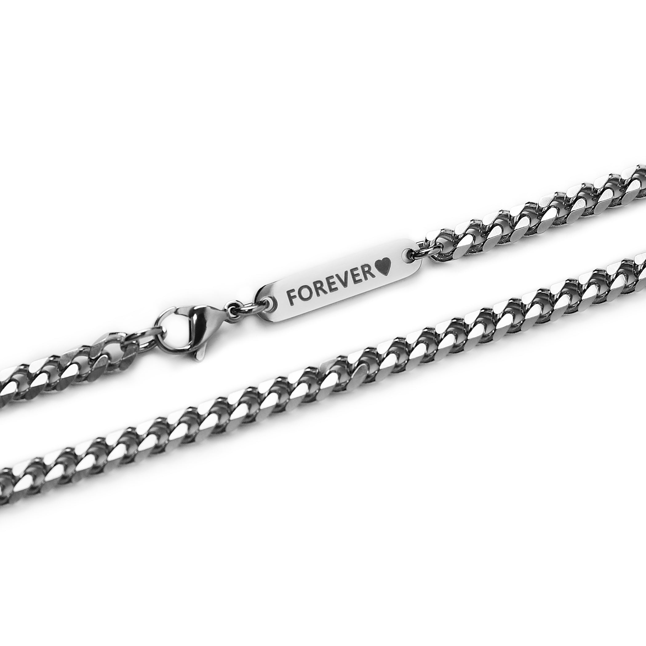 Personalized Cuban Chain - Silver 5mm