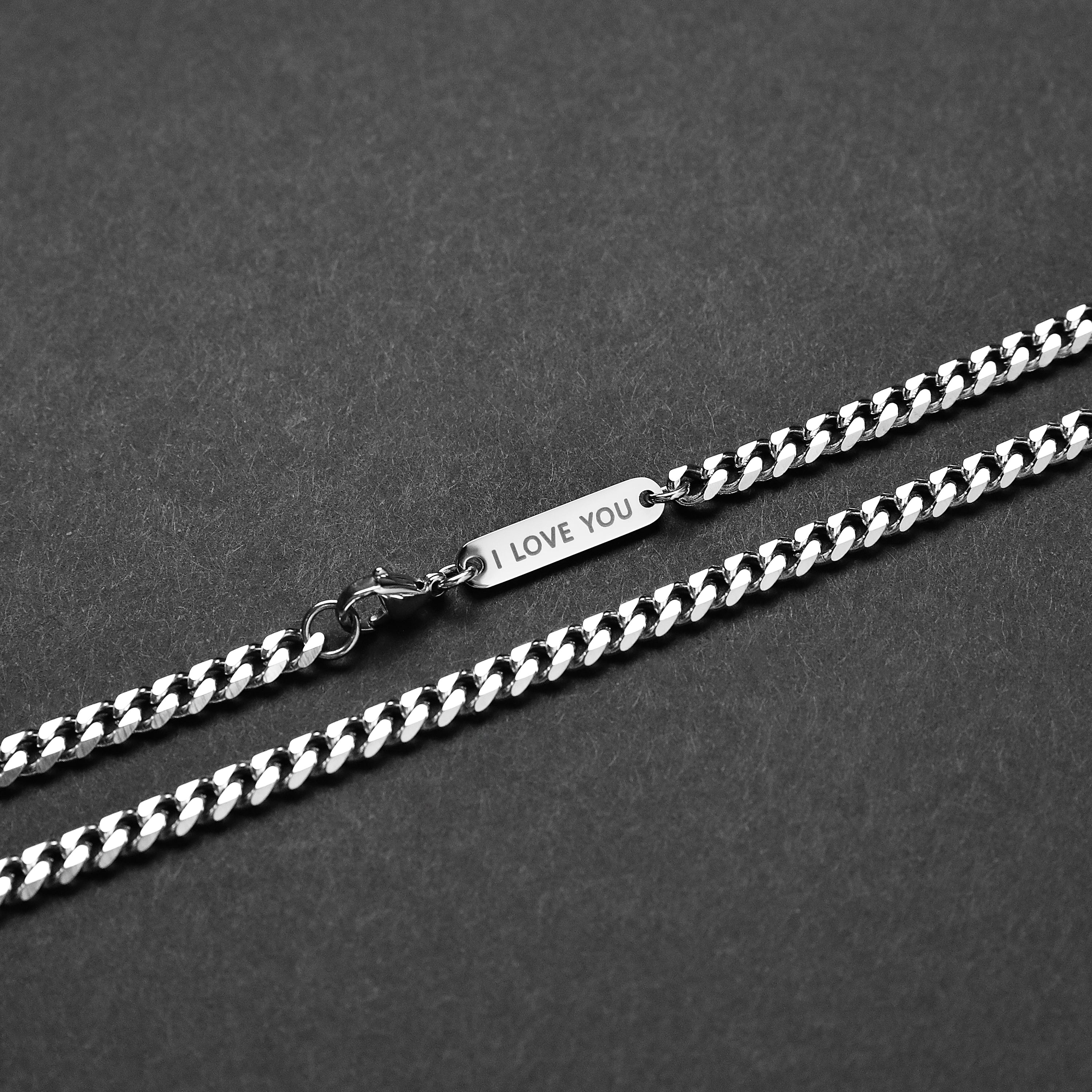 Personalized Cuban Chain - Silver 5mm