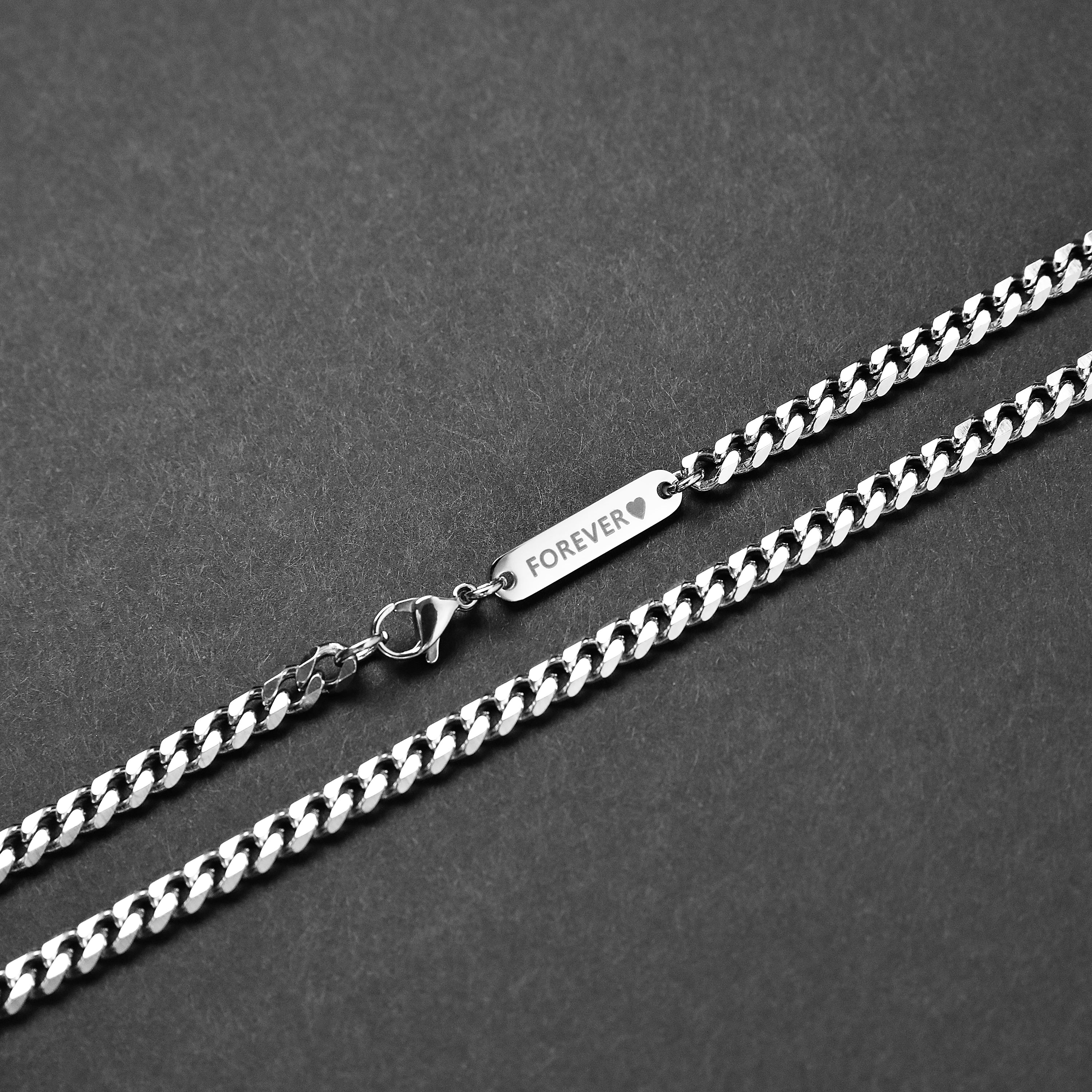 Personalized Cuban Chain - Silver 5mm