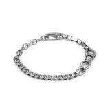 Project Chain Bracelet - Matte Silver 12mm