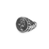 Caesar Signet Ring - Silver