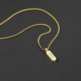 Minimal Bar Necklace - Gold