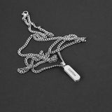 Minimal Bar Necklace - Silver