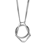 Ring Holder Necklace - Silver