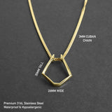 Ring Holder Necklace - Gold