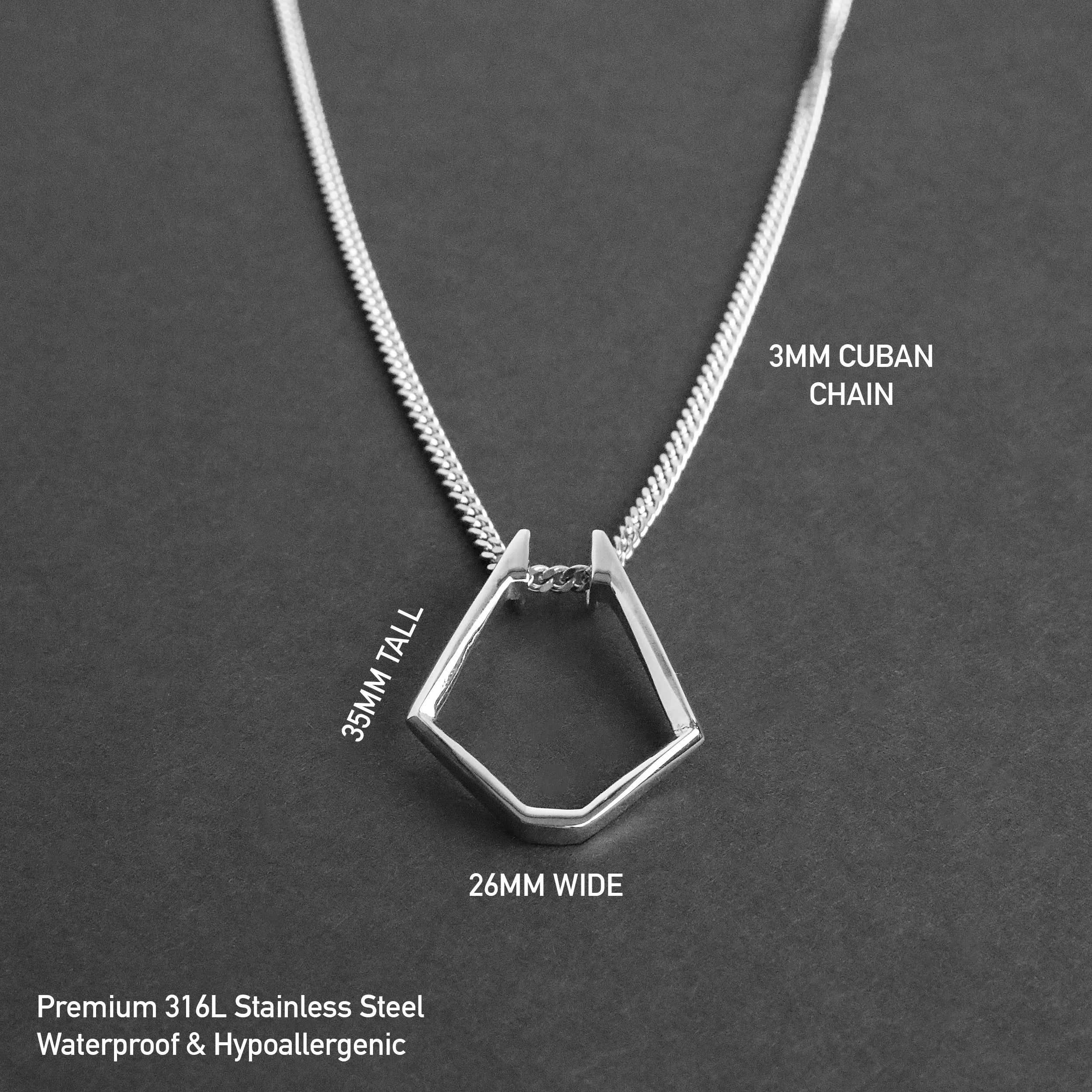 Ring Holder Necklace - Silver