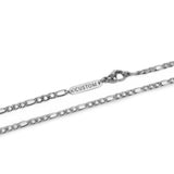 Personalized Figaro Chain - Silver 3mm