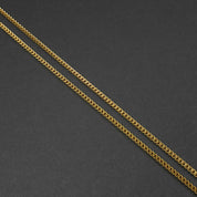 Cuban Chain Necklace - Gold 3mm
