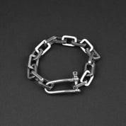 Barrier Chain Bracelet - Silver 12mm
