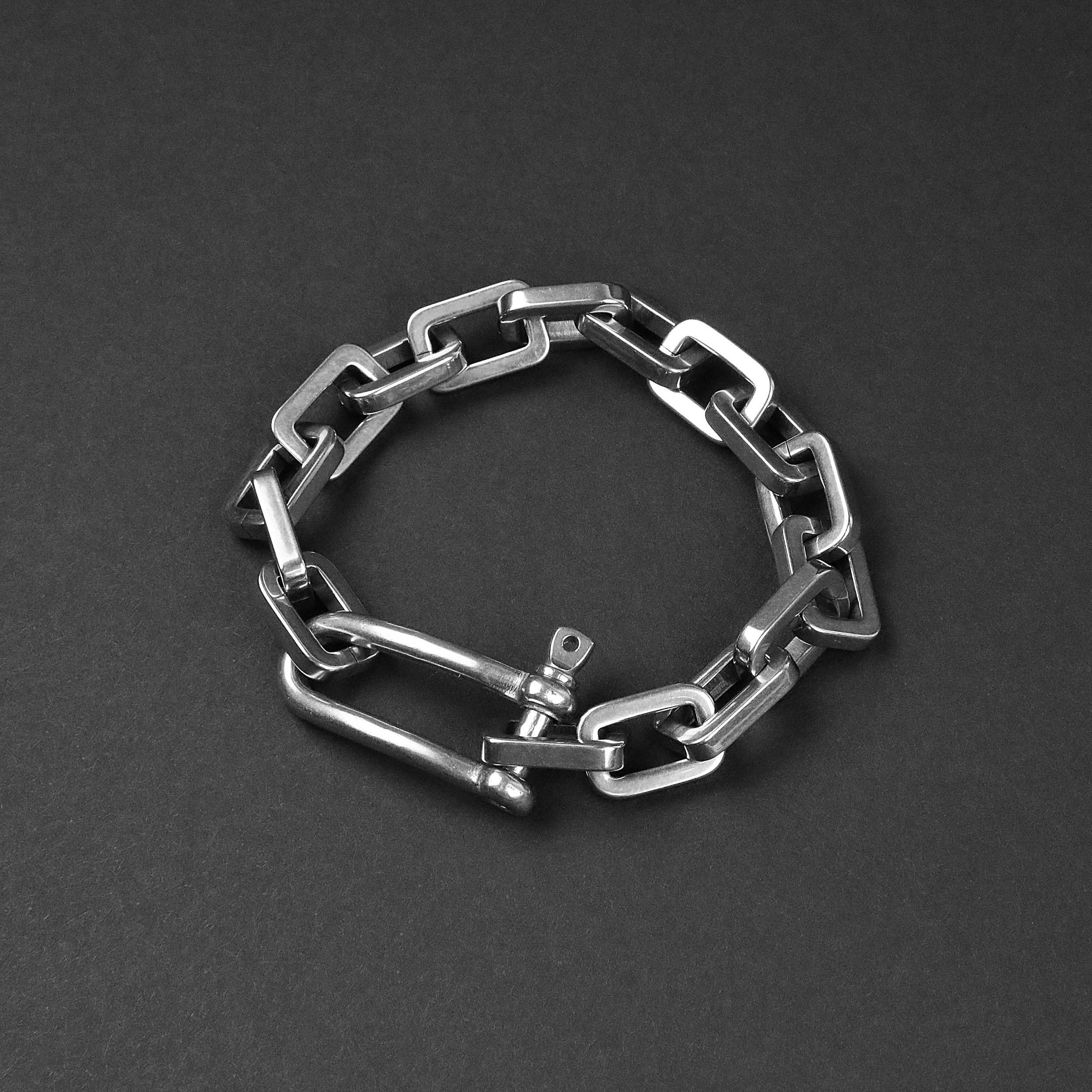 Barrier Chain Bracelet - Silver 12mm
