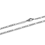 Personalized Figaro Chain - Silver 3mm