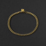 Cuban Chain Bracelet - Gold 5mm