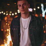 Static Cable Necklace - Silver 5mm