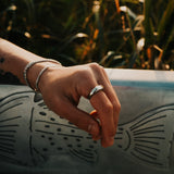 Minimal Signet Ring - Silver