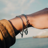 Keeper Cuban Bracelet - Silver 5mm