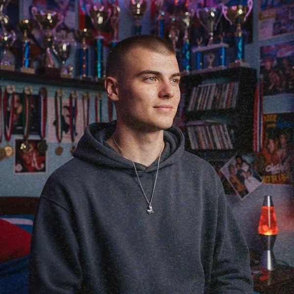 Bruised Heart Necklace - Silver