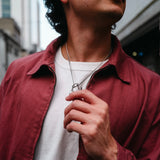 Ring Holder Necklace - Black