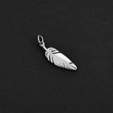 Feather Amulet - Silver