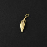 Feather Amulet - Gold