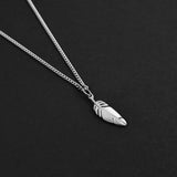Feather Amulet - Silver