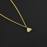 Nazar Triangle Amulet - Gold