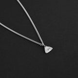 Nazar Triangle Amulet - Silver