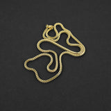 Franco Chain Necklace - Gold 2.5mm