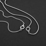 Mini Keeper Box Chain - Silver 3mm