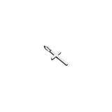 Mini Cross Keeper Amulet - Silver