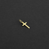 Mini Cross Keeper Amulet - Gold