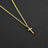 Mini Cross Keeper Amulet - Gold