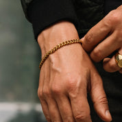 Cuban Chain Bracelet - Gold 6mm