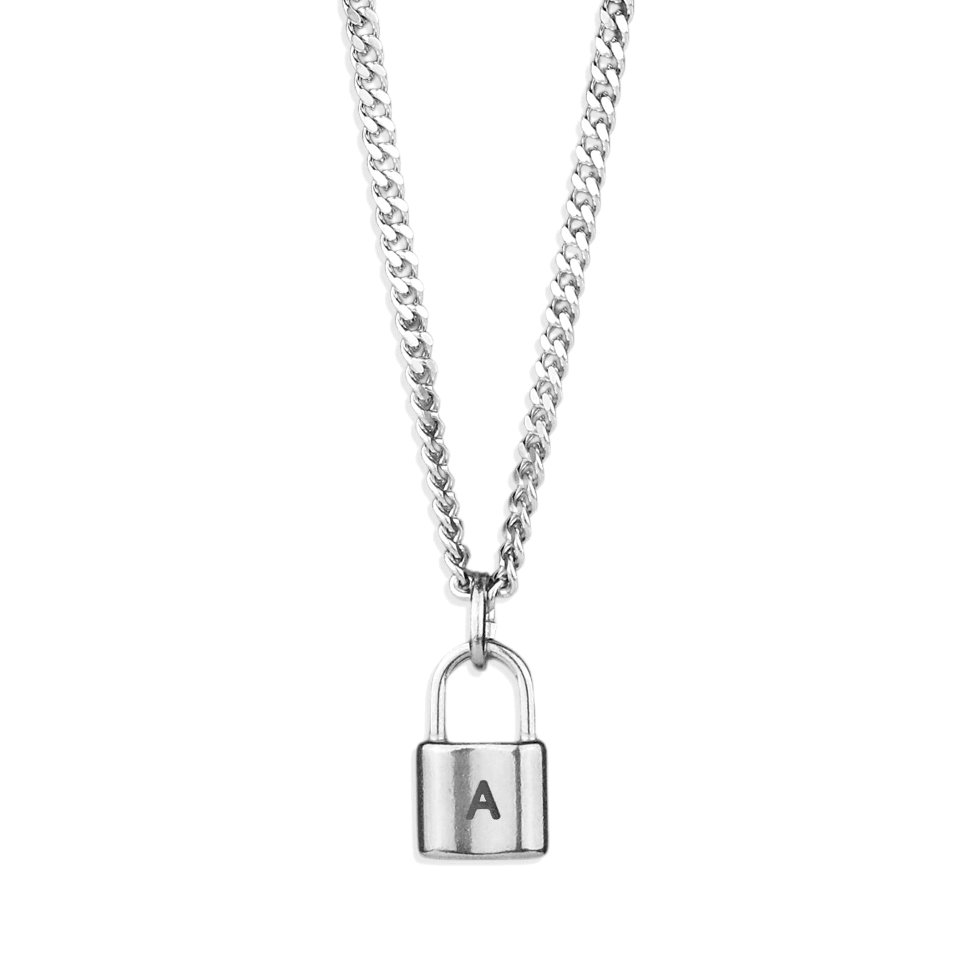 Locked In Necklace - Silver
